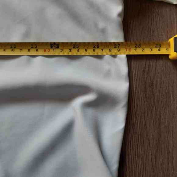 Elizabeth and James Collarless Shirt Dress Blue XL - Picture 8 of 16